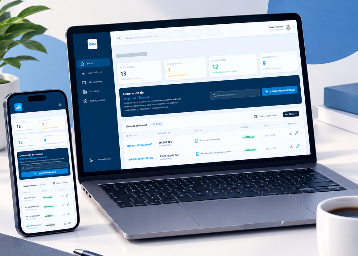 Plataforma de informes ocupacionales